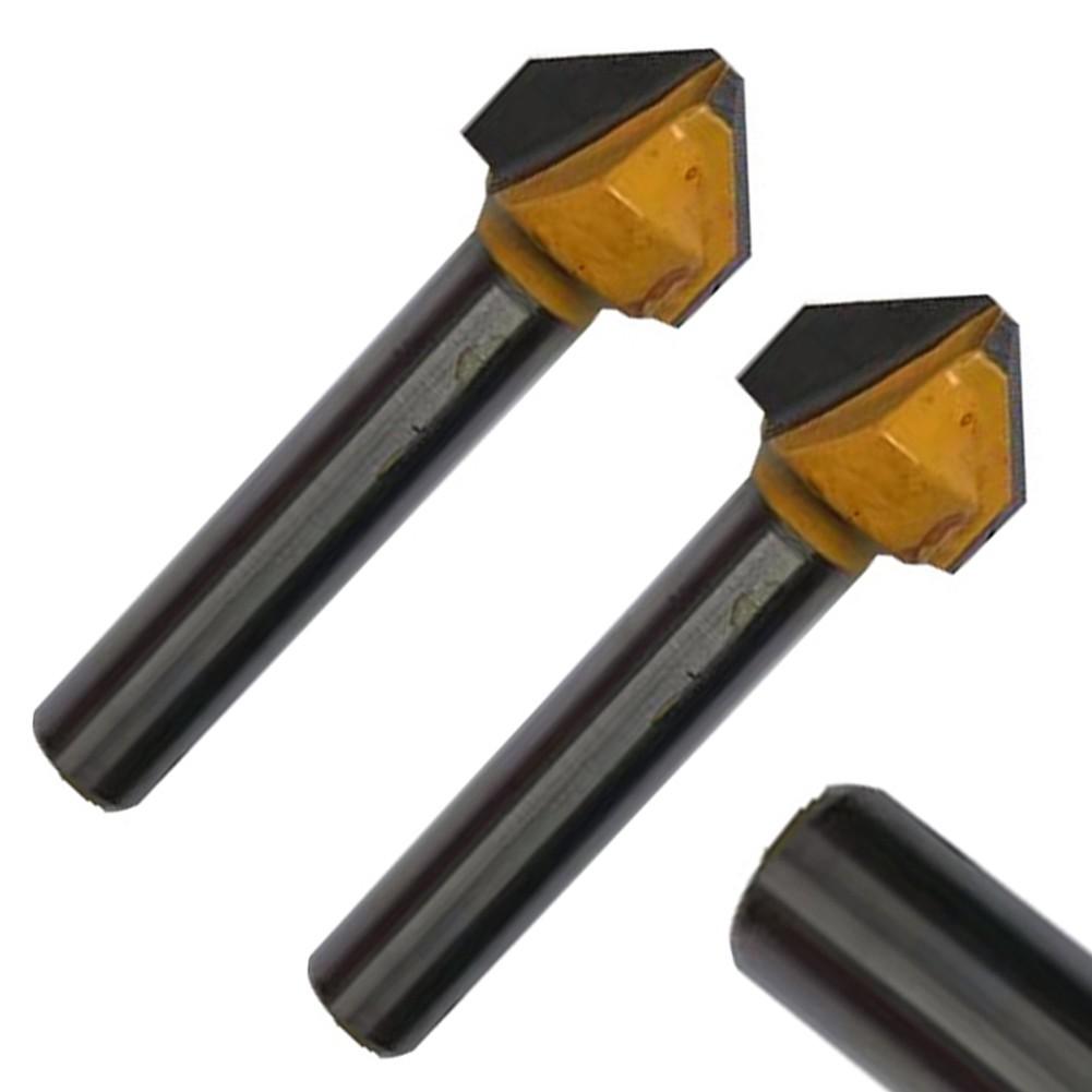 6 mm Schaft, Fase, Flachkopffräser, Fräser, Gravur