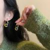 Sweet and cool girl~ Light luxury high-end butterfly earrings New year's trendy cold wind sweet stud earrings and ear jewelry