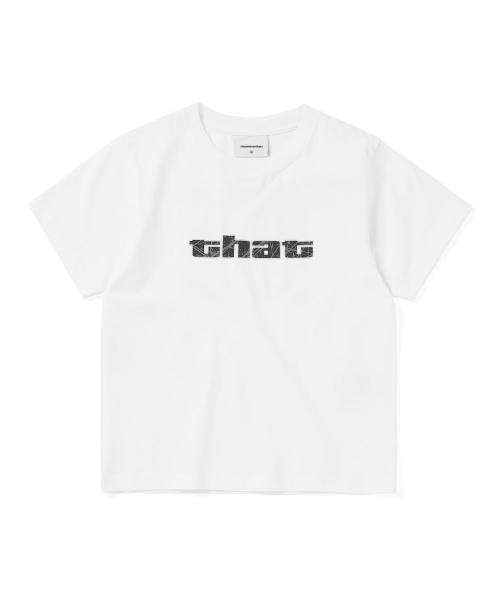 Thisisneverthat Big Initial W Tee White S