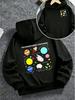 Autumn/Winter Halloween Children'sHoodieUnisex Hooded DesignCartoon Planet andUniversThemePrint On the Front Children'sChristmas