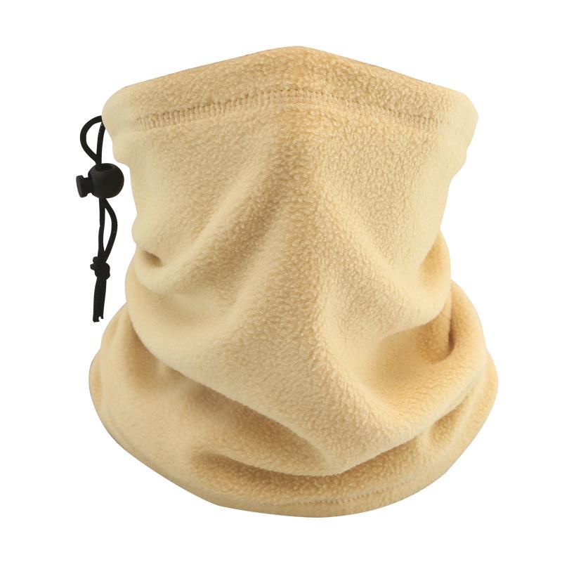 Winter Fleece Neck Warmer: Cold-Proof, Multifunctional Cycling Face Mask with Velvet Lining for Outdoor Sports