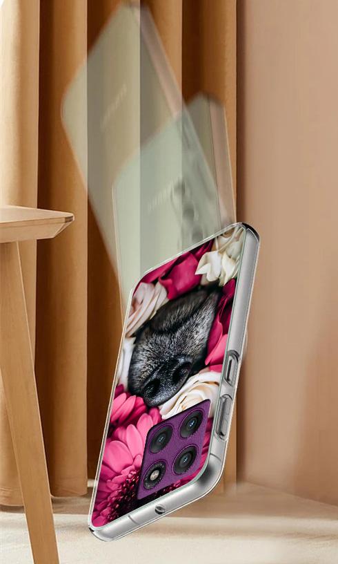 Etui Do Motorola Edge 60 Pro Obudowa Foto Case Plecki Pies + Szkło 9H