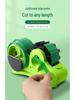 Large Multi-Functional Transparent Tape Dispenser and Cutter for Desktop Sealing and Stationery Use