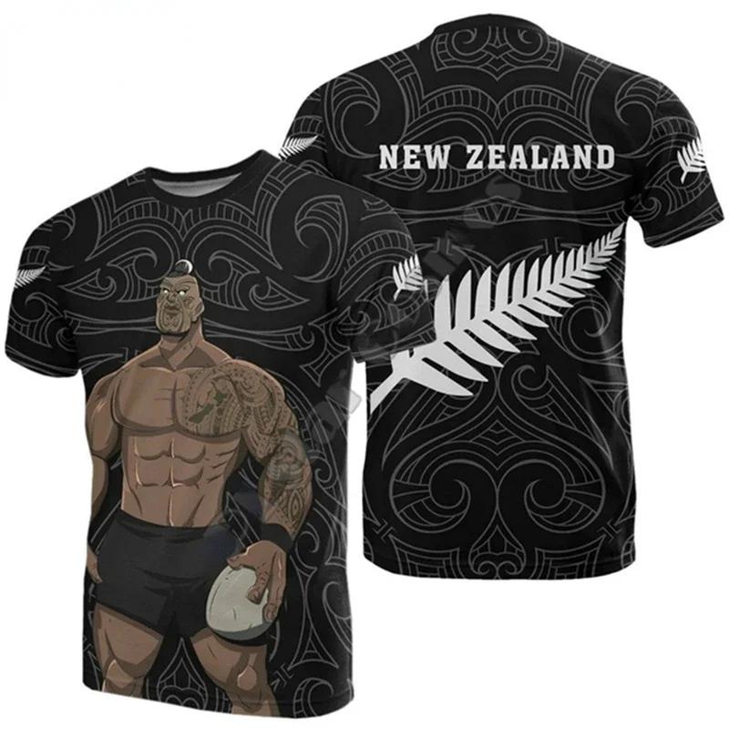 2024 Funny RUGBY T Shirt Men Clothing Summer Casual Breathable Short Sleeve 3D Crew Neck T-Shirt Sports Boxer Fashion Tee Shirts