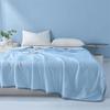 Solid Color Summer Ice Silk Quilted Quilt Thin Breathable Cooling Blanket Throw Blanket  Dormitory