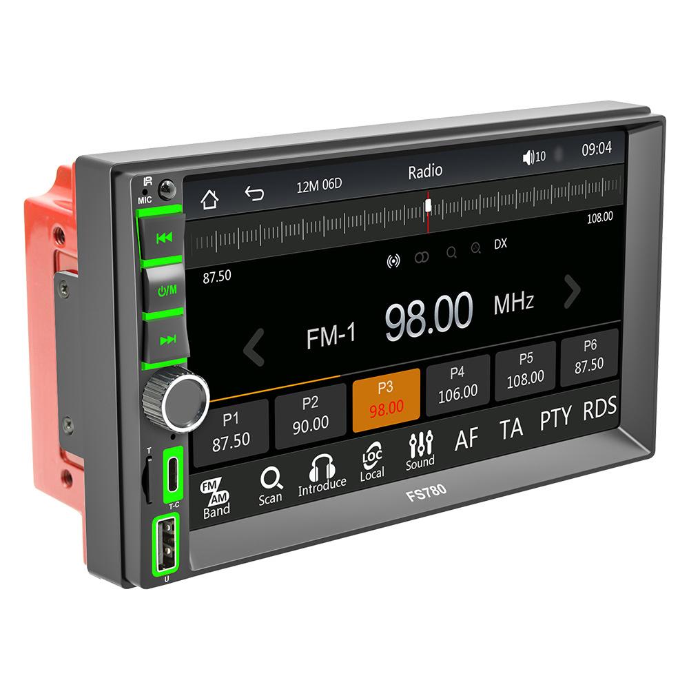 

7-дюймовый многоязычный автомобильный BT MP5-плеер, авто, многофункциональный автомобильный музыкальный и видеоплеер, авто