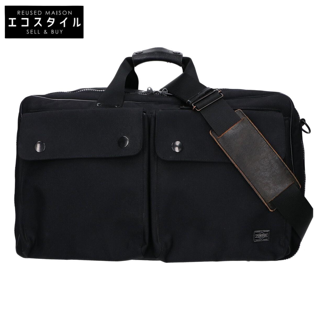 

PORTER 512-09417 ANGLE 2WAY DUFFLE BAG 2WAY duffel bag/ Boston bag blackUsed