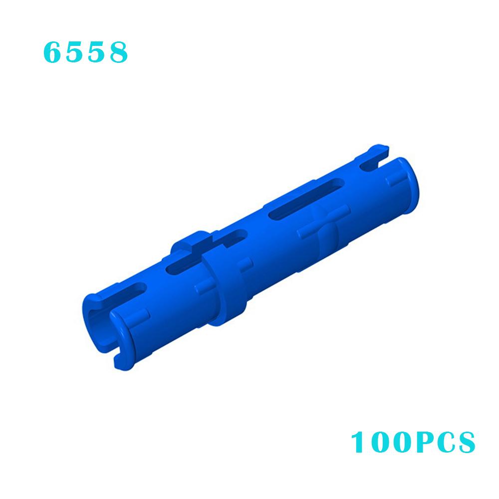 100pcs 6558 Pin 3L with Friction Ridges Bricks Toys For Technical MOC Buildings Blocks Compatible High-Tech DIY Christmas Gifts