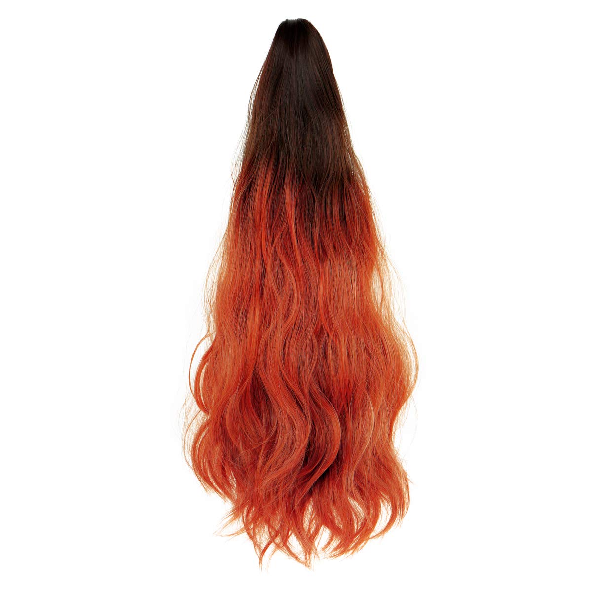 

Extensions One Touch Ponytail Wig Orange [TefuRe] M056WV50DBR-MO