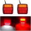 2PCS 26LED 12V DC Waterproof Durable Car Truck LED Rear Tail Light Warning Lights Lamp for Trailer Caravans