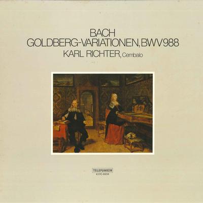LP Record KARL RICHTER  Bach Goldbergvariationen Bwv988 K17C8334 TELEFUNKEN 1983 Japan Classical Used