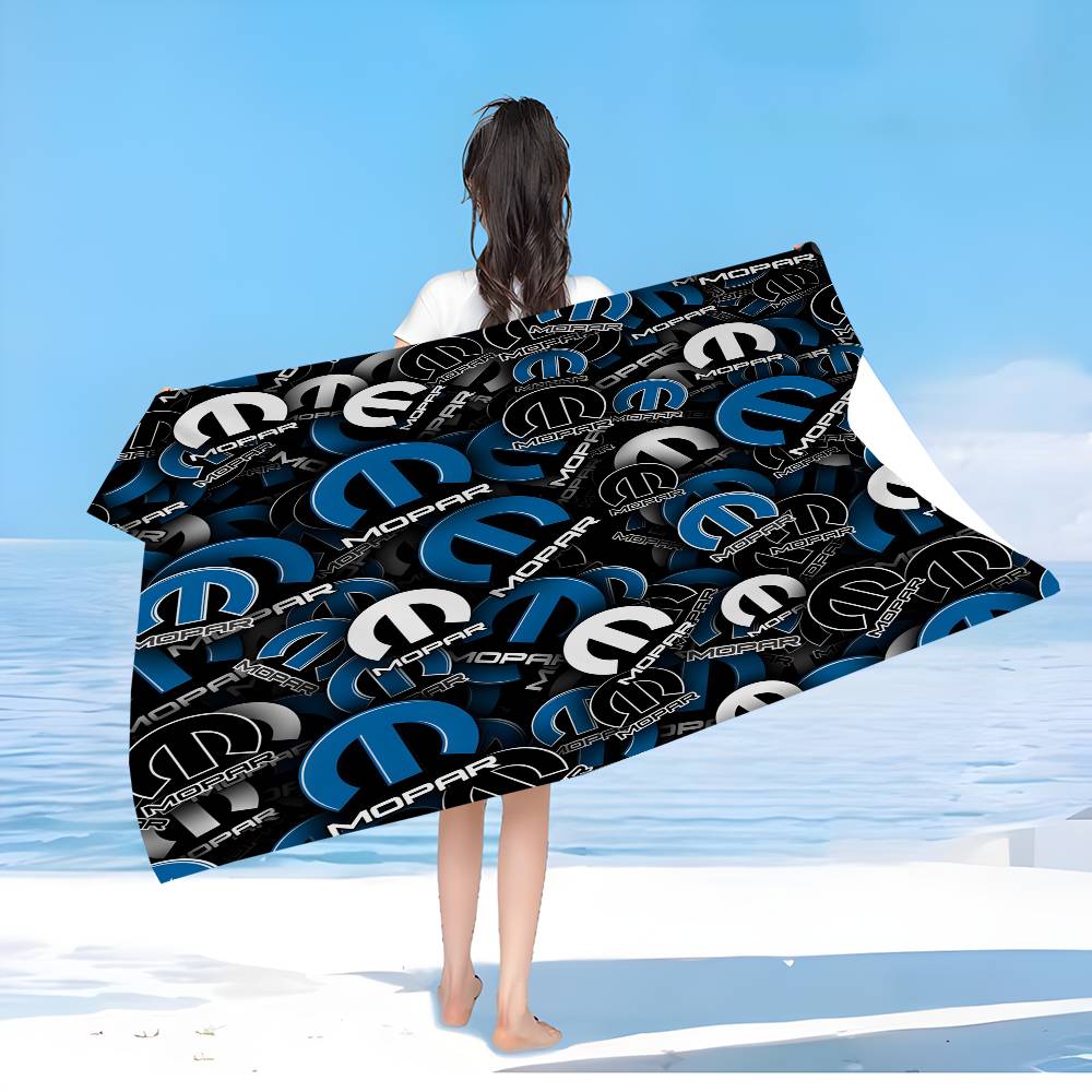 M-Mopar Anime Young Microfiber Blanket Quick Drying Beach Towels Oversized Printing Super Absorbent Pool Towel Blanket