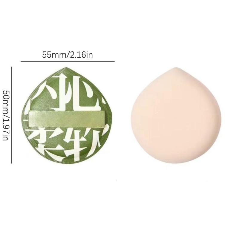 

Makeup Sponge Puff Set Makeup Powder Concealer Super Soft Elastic Cotton Face Base Make Up Cosmetic Puff Beauty Tools M зелений