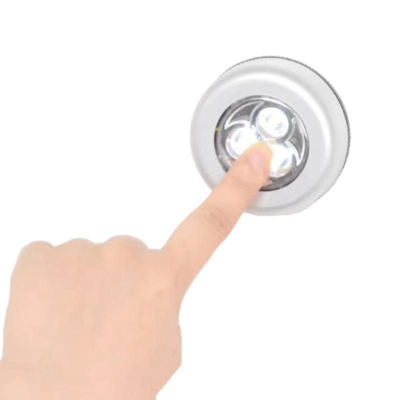 Kitchen and Home Three LED Touch Lights, Tap Lights, Emergency Night Lights, Wall Cabinets, Table Lamps, and Car Trunk Lights