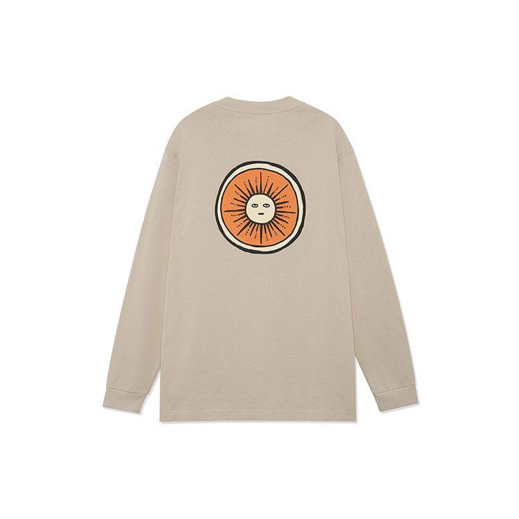 Li-Ning Urban Outdoor Series Logo Print Loose Fit T-Shirt Unisex Tops Coastal-Gray AHSR985-2