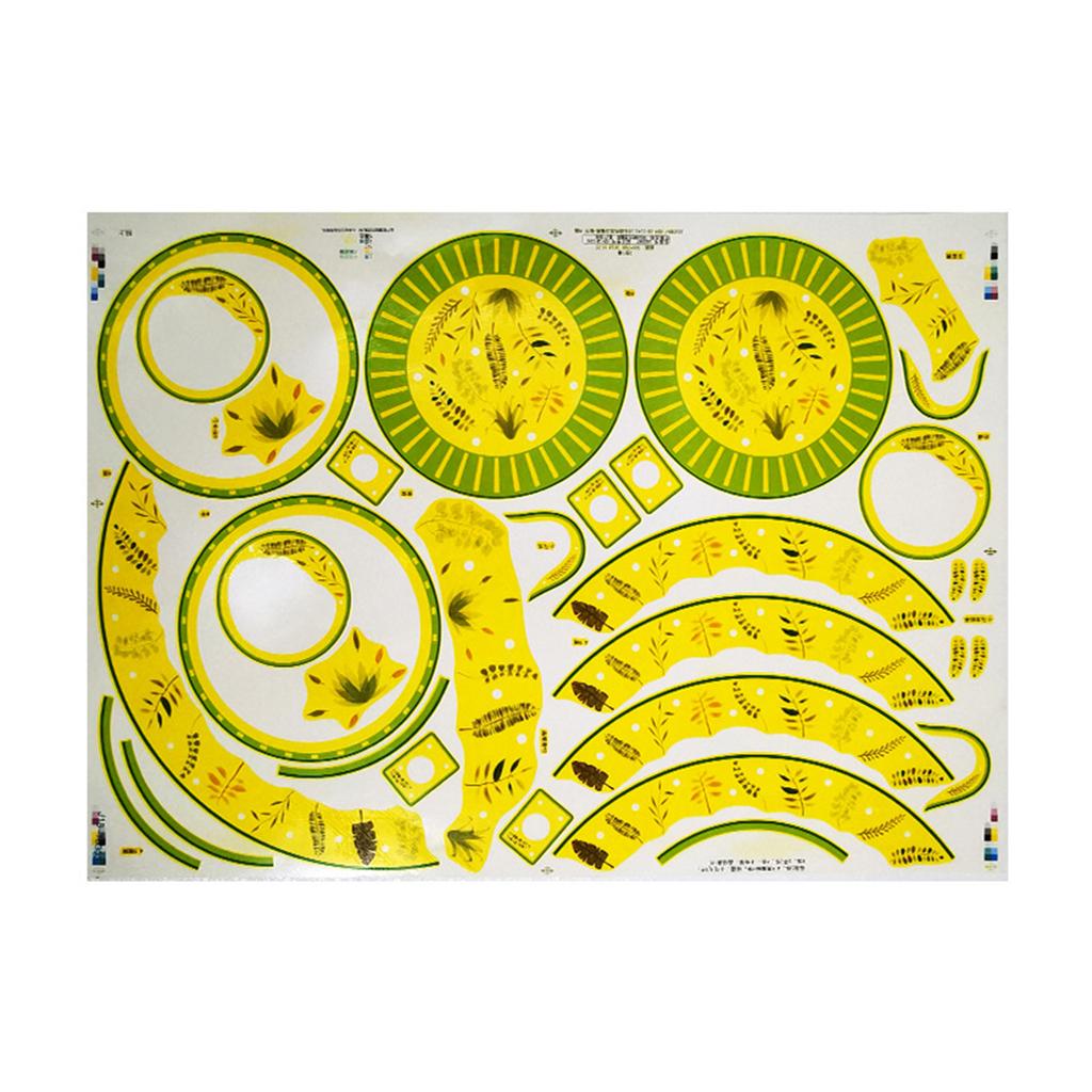 Ceramics Clay Transfer Paper Glaze Underglaze Flower Decal Paper Underglaze Transfers for Pottery Overglaze Enamel Decal
