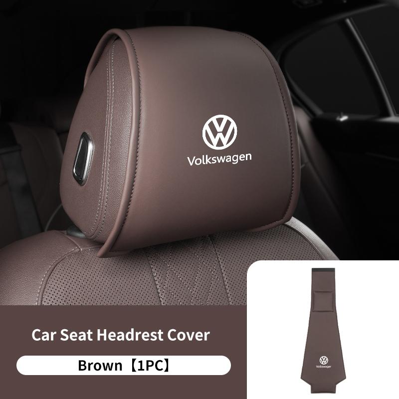 Car Seat Headrest Protective Cover Anti Scratch Interior Accessory For Volkswagen VW Polo Jetta Sagitar Magotan Passat B5 B6 B7 Zj0