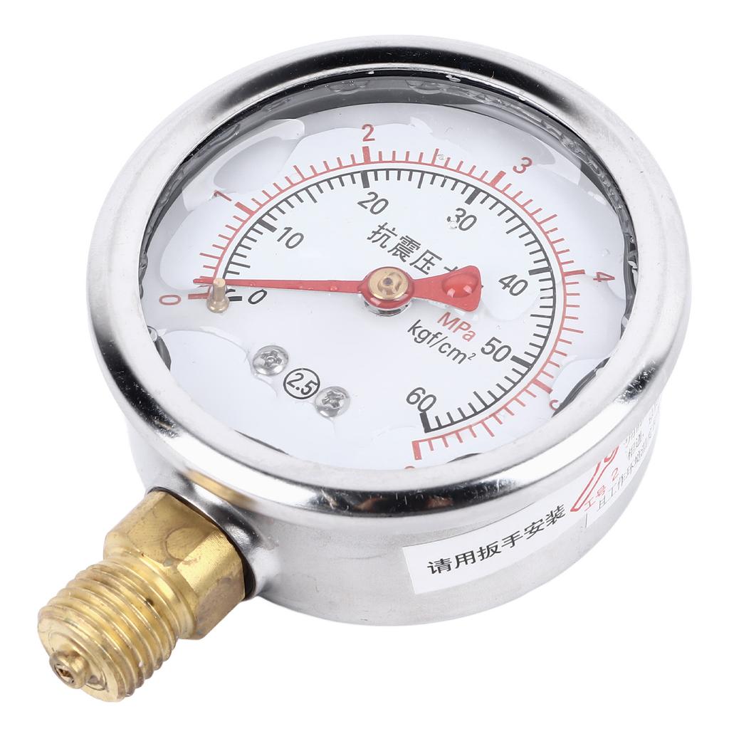 Pressure Gauge Class 1.6 Anti Seismic High Accuracy Industrial Pressure Dial Tester for Electricity Petroleum Chemical