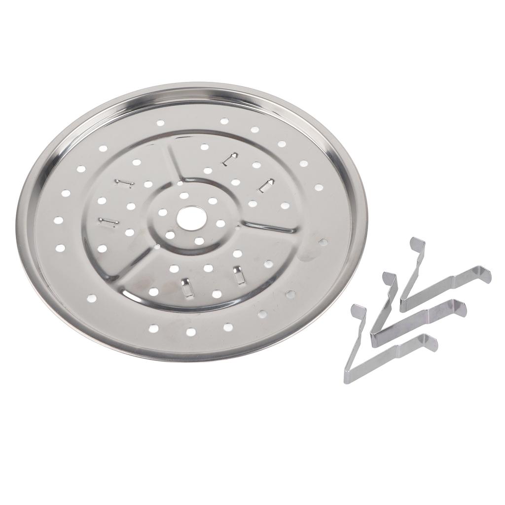 Stainless Steel Heat Resistant Steaming Rack Tripod Design Non Stick Rack for Food Cake(19CM )