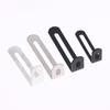 10Pcs Hardware Black Silver L-shaped Adjustable Angle Brackets Suitable For Furniture Anti Tilt Bookshelves