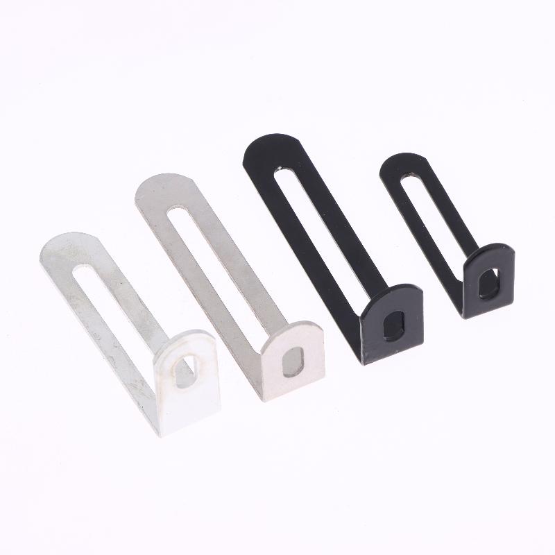 10Pcs Hardware Black Silver L-shaped Adjustable Angle Brackets Suitable For Furniture Anti Tilt Bookshelves