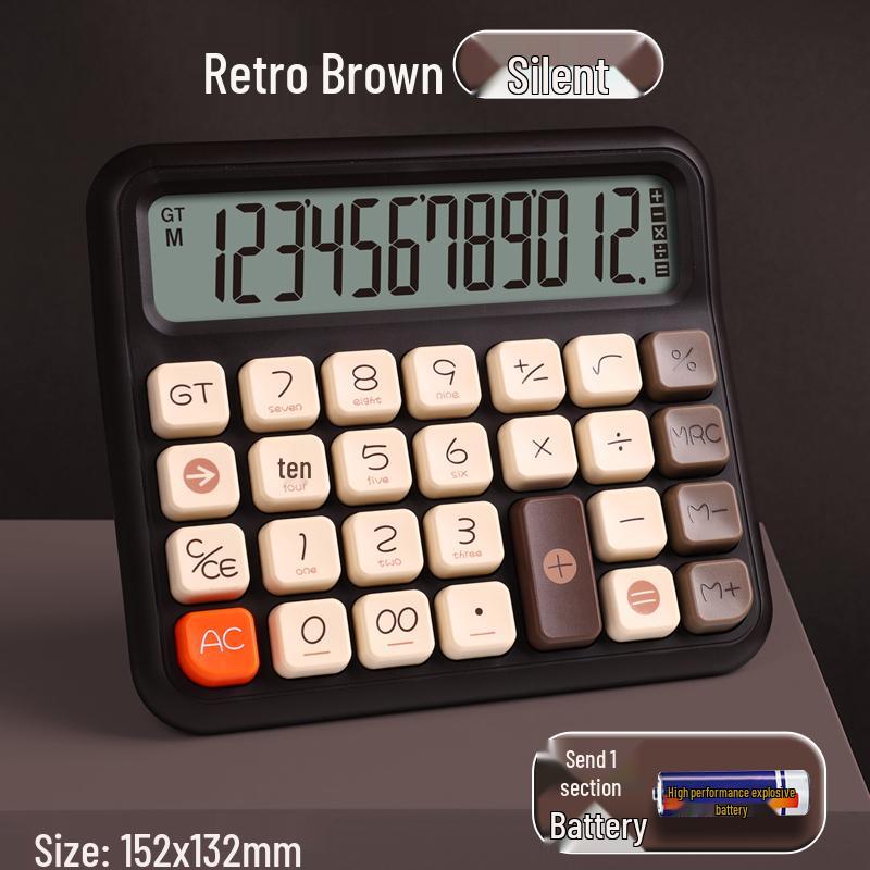 High-Value Flexible Office Calculator for Students and Professionals with Cute Design and Voice Functionality