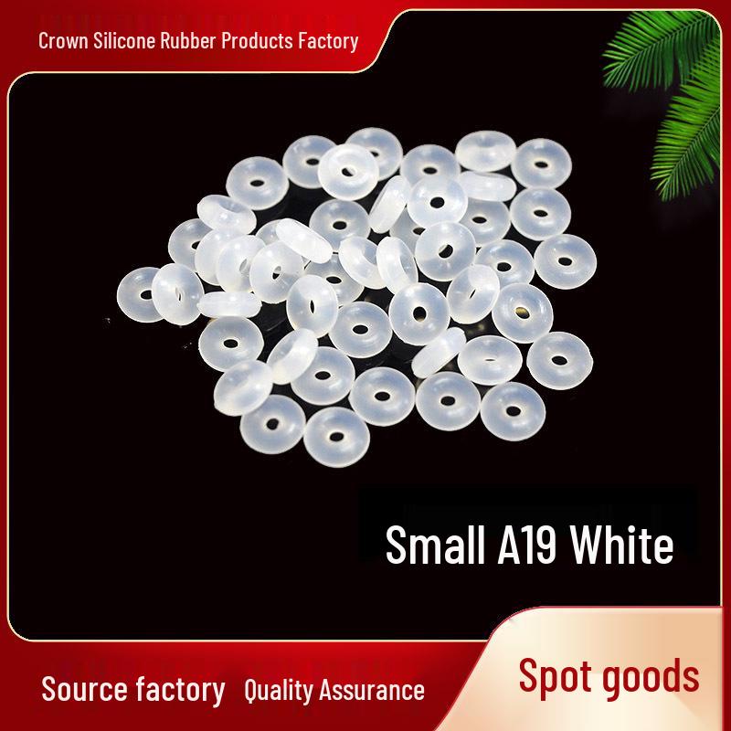 50-Piece Jade Silicone Spacer Rings for Bracelets, Chains, and Necklaces