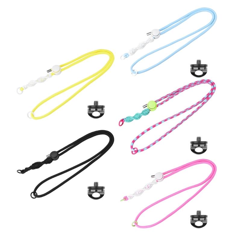 Durability Camera Lanyard Compatible for Pocket 3 Camera Lanyard Belt Featuring AntiSlip Design and Easy Installation