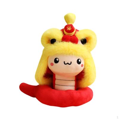 Chinese Year Celebration Plush Snake Stuffed Animal Toy for Children Room Accessory