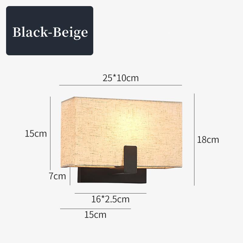 Wall Bedroom Lamp Modern 12W Bedside LED Wall Light Sconce Nordic for Living Room Indoor Aisle Corridor E27