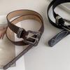 Vintage Punk Style Belt Pu Leather Women's Waist Belt Fashion Y2K Jeans Belt  Daily