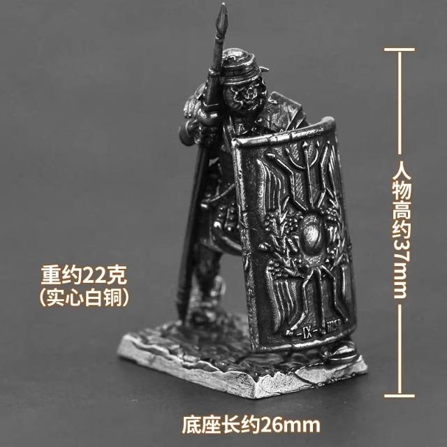 

Metal Roman Legion Heavy Javelin Soldier Figure Model Ancient Warfare Wargame Toy Unpainted Collectible Desktop Decor
