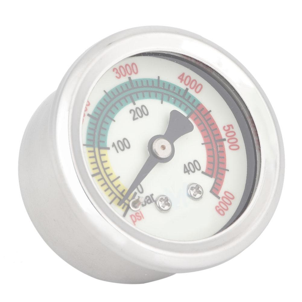  Base Entry Pressure Gauge Manometer 0-40mpa 6000psi with Metal Case for Outdoor Use Easy to Install and Read 