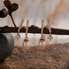 Natural Freshwater Pearl Earrings Stud Earrings S925 Sterling Silver Earrings Temperament Simple Light Luxury High Sense