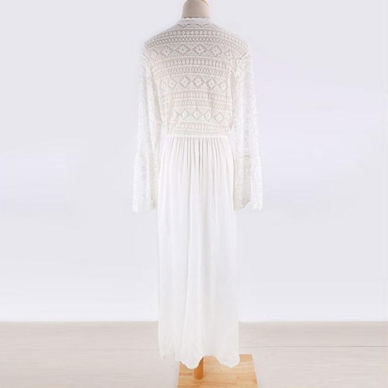 Plus Size Summer Women's Beach Cover Up Sexy Cardigan Loose Holiday Sunscreen Bikini Cover Up