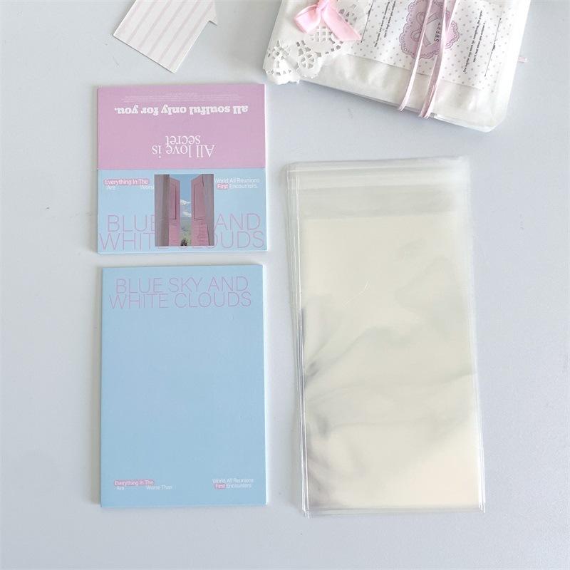 10pcs/set Cute Fashion Kpop Photocard Package Bag Sweet Simplicity Anime Photo Card Decor Bag Cardstock Student Supplies