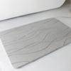 Kieselalgenschlamm absorbierende Bodenmatte Toilettenmatte Badezimmertür Schnell trocknende Fußmatte Badezimmertürmatte Rutschfeste geschnitzte Matte