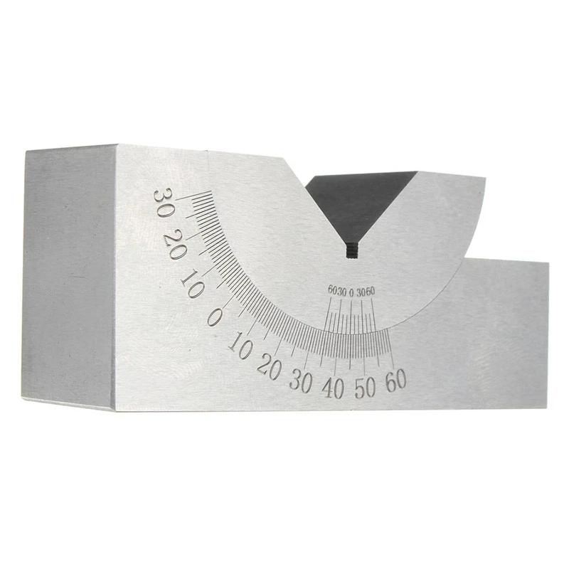 Precision Adjustable Angle V-Block Set AP25 AP30 AP46 0-60 Degree for Micro Milling Setup Workshop Calibration