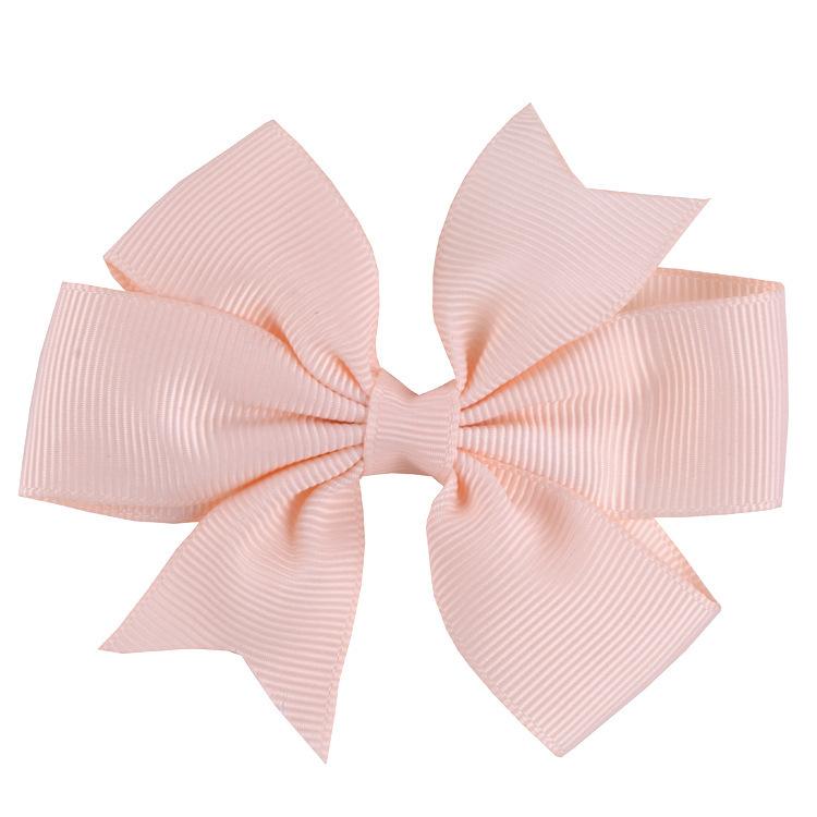 8x8cm 1PC Solid Color Grosgrain Ribbon Bows Clips Hairpin Girl's Hair Bowties Boutique Hair Clip Headwear Kids Hair Accessories