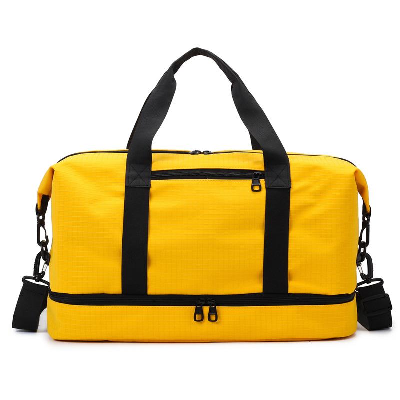 Short Trip Bag Dry and Wet Separation Fitness Yoga Training Bag Independent Shoe Compartment Cover Tie Rod Business Trip Luggage