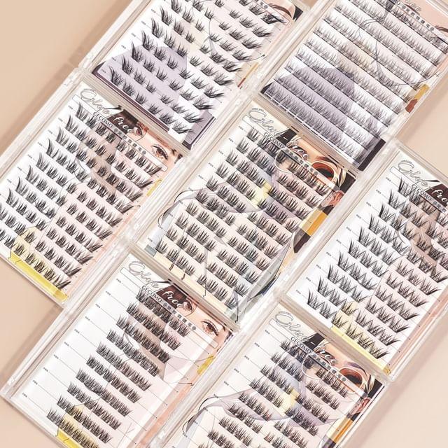 LuxeFlutter - Без клея, натуральные, пушистые пучки накладных ресниц 4