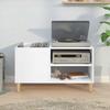VidaXL Armoire à Disques, Meuble de Classement avec Pieds, Armoire de Rangement, Organisateur de Maison Salon Intérieur, 831941