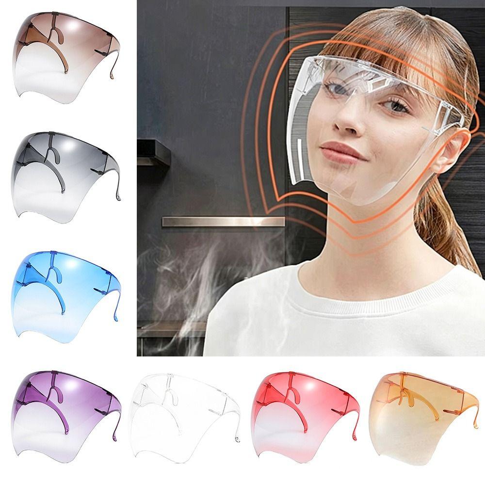 Transparent Protective Face Cover Anti Fog Transparency Goggles New Full Face Mask  Outdoor