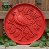 Concrete Casting Molds Silicone Stepping Stone Mold, Hummingbird/Squirrel/Turtle/Owl/Fox/Butterfly/Frog Paver Molds, Reusable Easy DIY Project