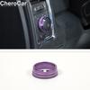 Car Headlight Switch Knob Button Ring Cover Trim for 2010-2017 Dodge RAM Purple