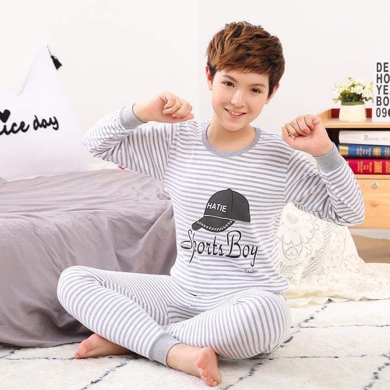 

Boys Cotton Flannel Autumn Set - Teen Medium & Large Sizes Size 160 Fits Height 150-160cm