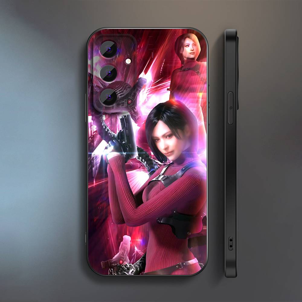 Ada Wong R-Resident E-Evil Phone Case For Samsung S 25,24,23,22,30,21,20,10,9,Ultra,Plus,Lite,FE,5G Black Full-coverage Soft