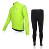 Morethan Cycling Jacket and Windbreaker Set for Autumn and Winter Size Men's MT-WVP-004SET (Green, M)