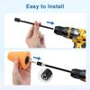 7Pcs Drill Polishing Cone & Ball Sponge Set, Foam Buffing Pads with Extension Holder & Brush, 1/4" Hex Shank for Electric Drill, Car Wheel Hub Rim