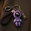 Luminous Astronaut Car & Bag Keychain - Cartoon Pendant for Couples
